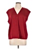 RACHEL Rachel Roy 100% Polyester Red Sleeveless Blouse Size L - photo 1
