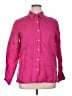 Talbots 100% Linen Pink Long Sleeve Button-Down Shirt Size 14 - photo 1