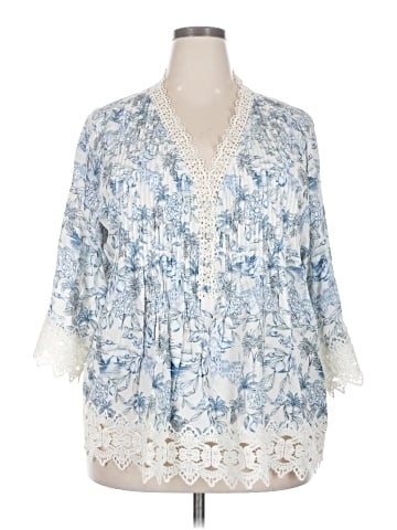 Chelsea & Theodore 3/4 Sleeve Blouse (view 1)