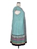 Cato Print Teal Casual Dress Size 20W - photo 4