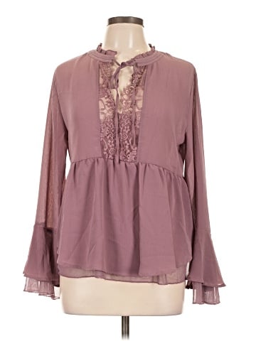 Arizona Jean Company Long Sleeve Blouse (view 1)