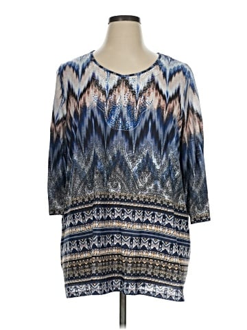Catherines 3/4 Sleeve Blouse (view 1)