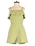 Corey Lynn Calter 100% Polyester Polka Dots Green Romper Size XS - photo 1