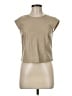 Sincerely Jules 100% Polyurethane Tan Sleeveless Blouse Size M - photo 1