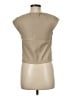Sincerely Jules 100% Polyurethane Tan Sleeveless Blouse Size M - photo 2
