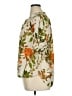 Rose + Olive 100% Polyester Ivory Short Sleeve Blouse Size XL - photo 5
