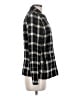 Kasper and Co. Plaid Black Coat Size 8 - photo 4