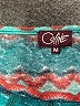 Coline 100% Polyester Teal Long Sleeve Top Size M - photo 7