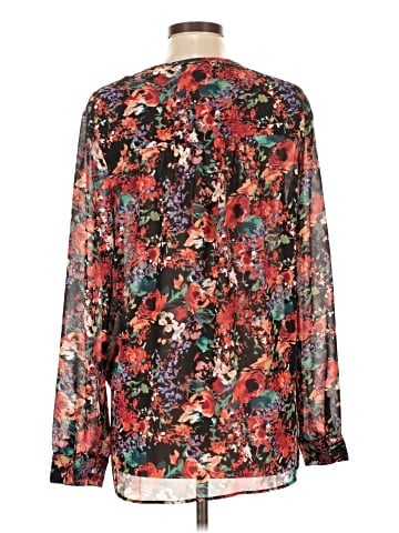 WAYF Long Sleeve Blouse (view 2)