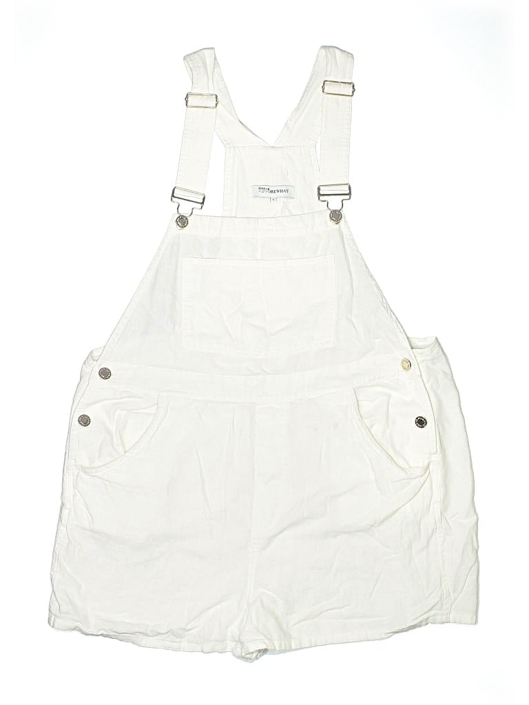 Pre-owned Weworewhat Overall Shorts In White