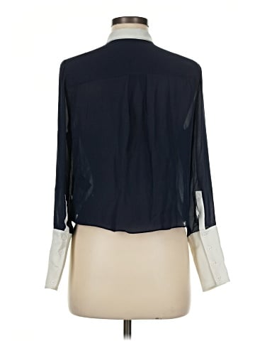 Alice + Olivia Long Sleeve Silk Top (view 2)
