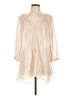 Yoana Baraschi 100% Polyester Ivory 3/4 Sleeve Blouse Size L - photo 1