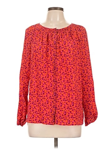 oasis 3/4 Sleeve Silk Top (view 1)