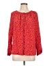 oasis 100% Silk Red 3/4 Sleeve Silk Top Size 12 - photo 1