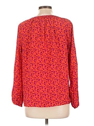 oasis 3/4 Sleeve Silk Top (view 2)