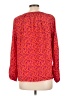 oasis 100% Silk Red 3/4 Sleeve Silk Top Size 12 - photo 2