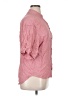 Equipment 100% Viscose Polka Dots Pink 3/4 Sleeve Button-Down Shirt Size XL - photo 4