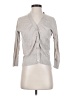 Weekend Max Mara Gray Silk Cardigan Size S - photo 1