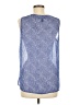 Gap Outlet Blue Sleeveless Blouse Size M - photo 2