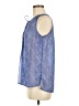 Gap Outlet Blue Sleeveless Blouse Size M - photo 5