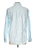 No Boundaries 100% Recycled Polyester Stripes Blue Long Sleeve Button-Down Shirt Size L - photo 2