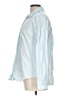 No Boundaries 100% Recycled Polyester Stripes Blue Long Sleeve Button-Down Shirt Size L - photo 5