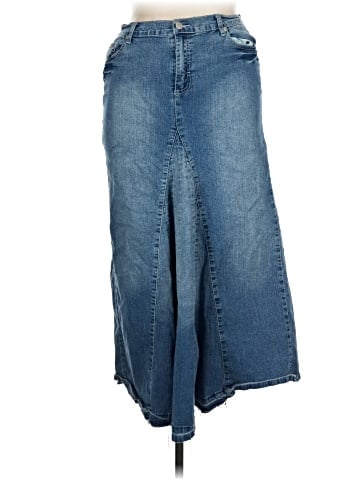 Zoey & Beth Denim Skirt (view 1)