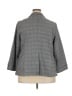Roz & Ali Chevron-herringbone Gray Blazer Size 2X - photo 2