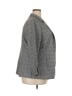 Roz & Ali Chevron-herringbone Gray Blazer Size 2X - photo 4