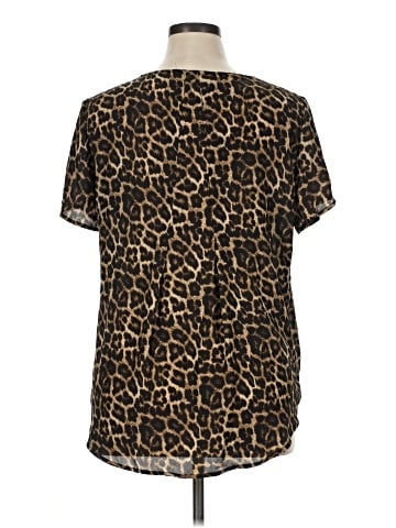 Chelsea & Theodore Short Sleeve Blouse (view 2)