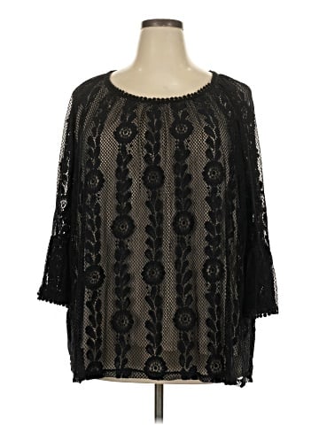 Liz Claiborne Career 3/4 Sleeve Blouse (view 1)