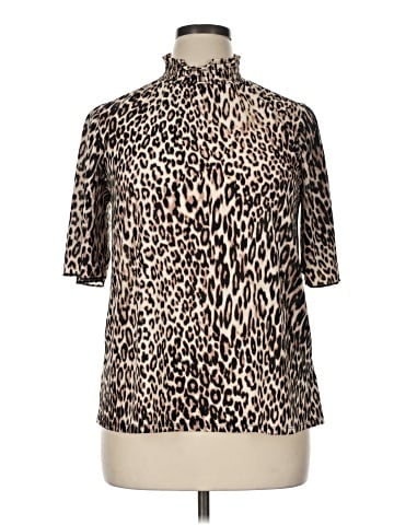 Cable & Gauge Short Sleeve Blouse (view 1)