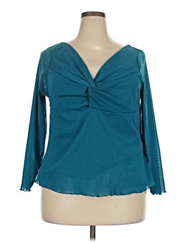 Faded Glory Long Sleeve Blouse (view 1)