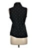 G/Fore Polka Dots Black Sleeveless Button-Down Shirt Size M - photo 2