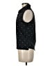 G/Fore Polka Dots Black Sleeveless Button-Down Shirt Size M - photo 5