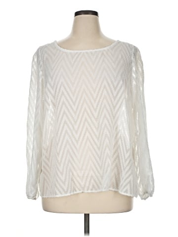 Janette Plus Long Sleeve Blouse (view 1)