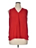Violet & Claire 100% Polyester Red Sleeveless Blouse Size XL - photo 1