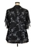 Timeson Black Short Sleeve Blouse Size XXL - photo 2