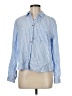BeachLunchLounge Stripes Blue Long Sleeve Button-Down Shirt Size M - photo 1