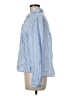 BeachLunchLounge Stripes Blue Long Sleeve Button-Down Shirt Size M - photo 5