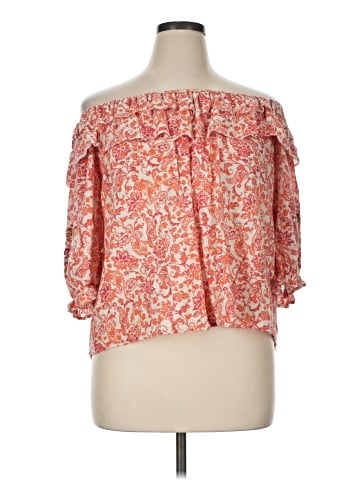 Democracy 3/4 Sleeve Blouse (view 1)