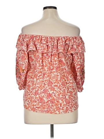 Democracy 3/4 Sleeve Blouse (view 2)
