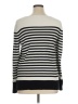 Liz Claiborne 100% Cotton Stripes Ivory Pullover Sweater Size XL - photo 2