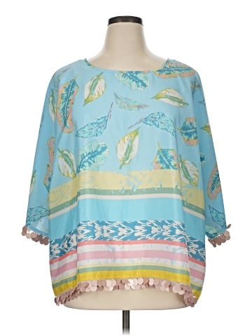 Melissa Paige 3/4 Sleeve Blouse (view 1)