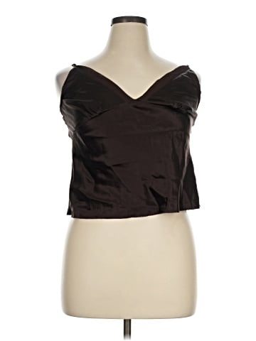 Wrap Sleeveless Blouse (view 1)