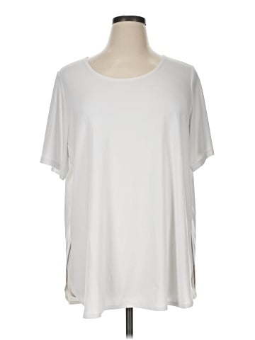 Susan Graver Short Sleeve Top (view 1)