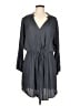 Gap 100% Polyester Gray Casual Dress Size L - photo 1