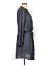 Gap 100% Polyester Gray Casual Dress Size L - photo 4