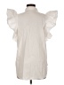 BP. 100% Cotton Ivory Short Sleeve Blouse Size M - photo 2
