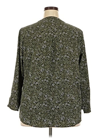 Notations 3/4 Sleeve Blouse (view 2)